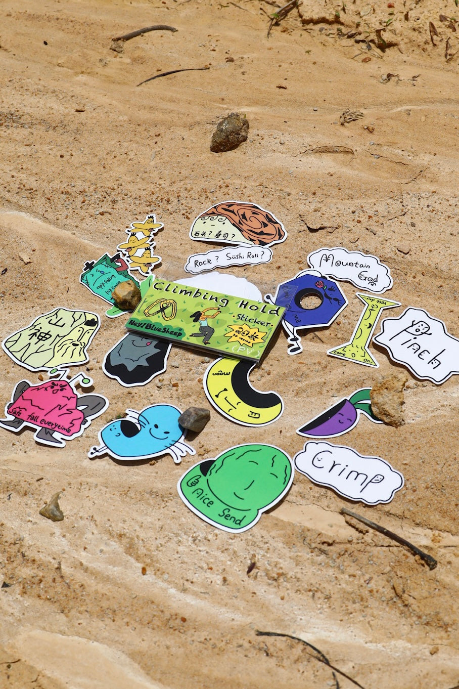Climbing Holds Sticker