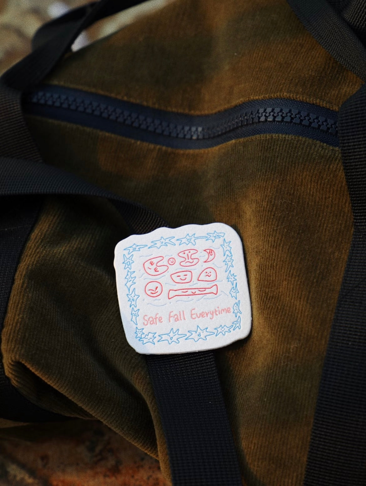 Safe Fall Badge Pin