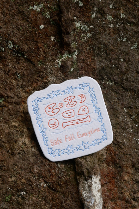 Safe Fall Badge Pin